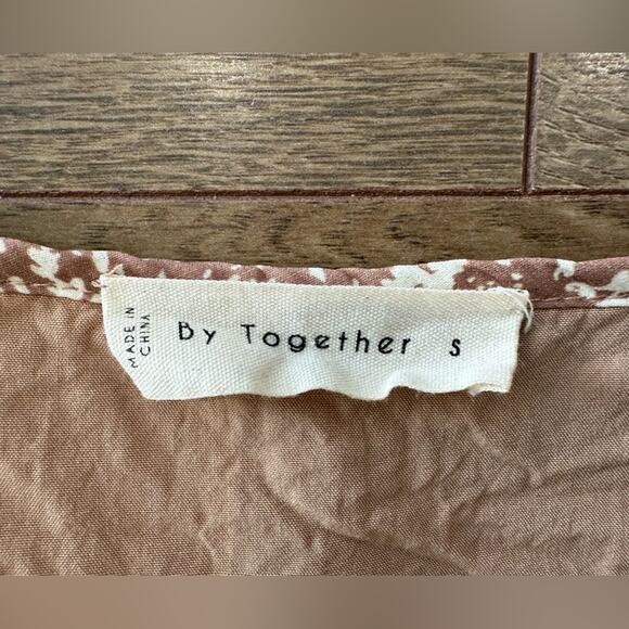 By Together Morning Dew Square Neck Floral Babydoll Puff Sleeve Dress Size S - Picture 8 of 11